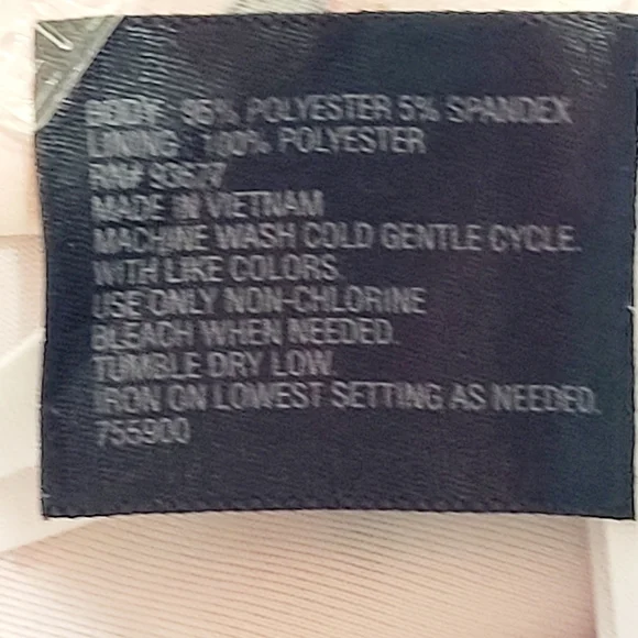 Y2K Worthington Floral Splash of Pink Stretch Pencil Skirt Women's (8P) - Picture 7 of 9